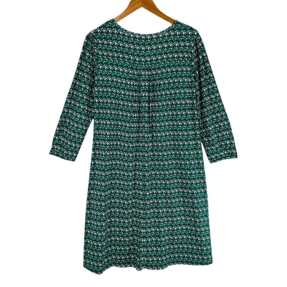 NWT Max Mara Weekend Green Floral Print Shift Dress with 3/4 Sleeves Size Small - Picture 7 of 8